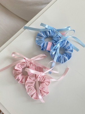 予約【cheese n mood】Mimi Hair Scrunchies (2color)