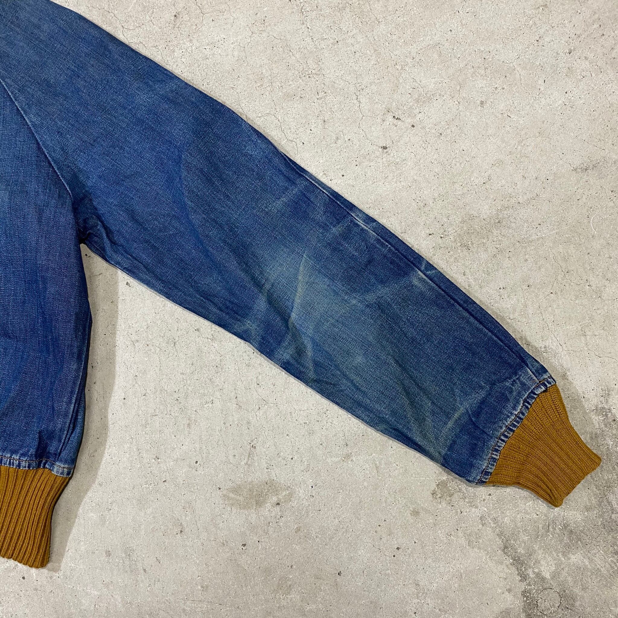 70年代 70s Levi's リーバイス Fresh Produce フレッシュプロデュース 人参タグ デニムジャケット デニムブルゾン  ヴィンテージ ビンテージ スナップボタン メンズM 古着 【デニムジャケット】 | cave 古着屋【公式】古着通販サイト