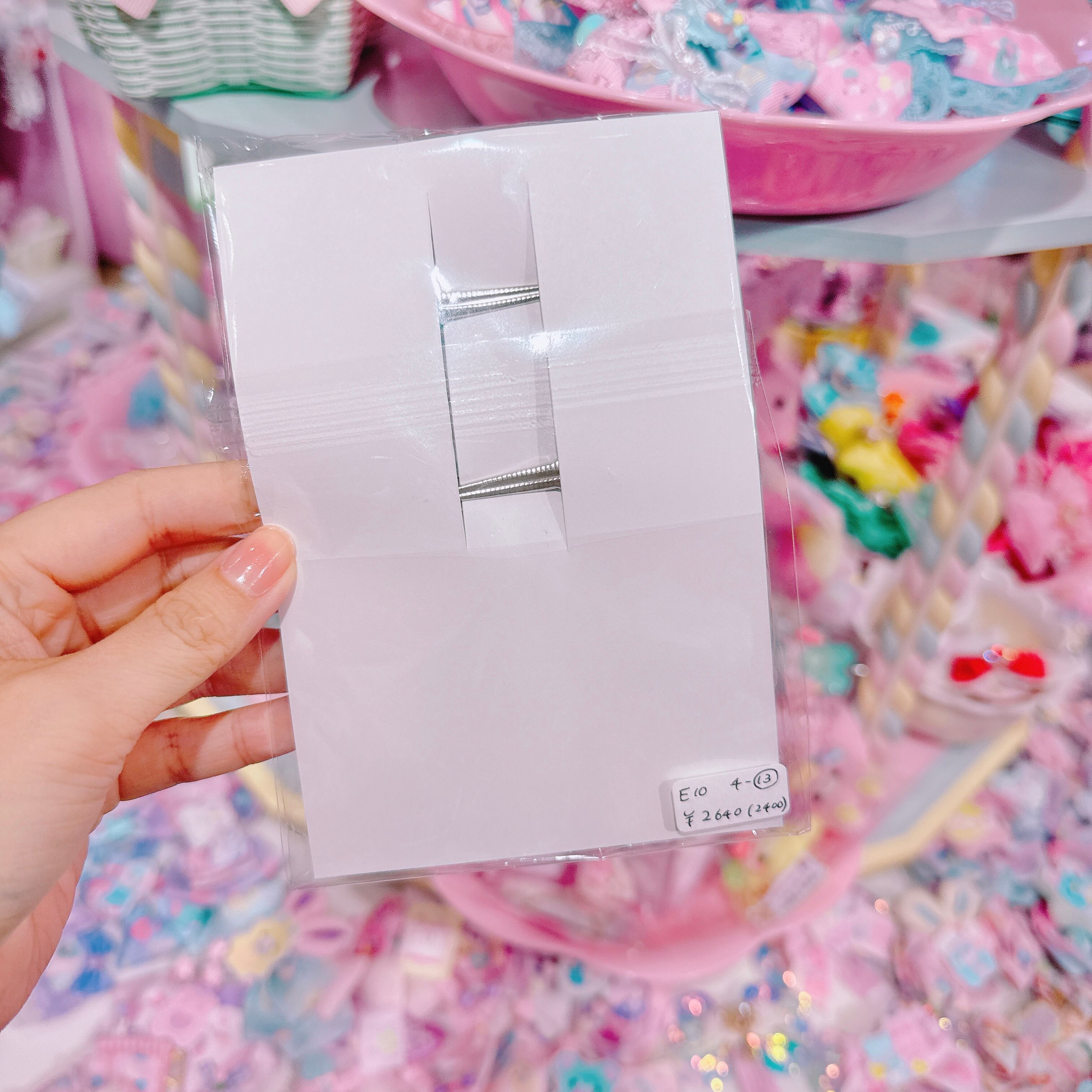 【E10】4-13ツインヘアクリップ