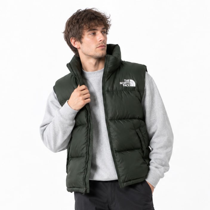 THE NORTH FACE ノースフェイス|撥水ナイロンヌプシベスト|防寒 保温 ND92557 メンズ ブラック