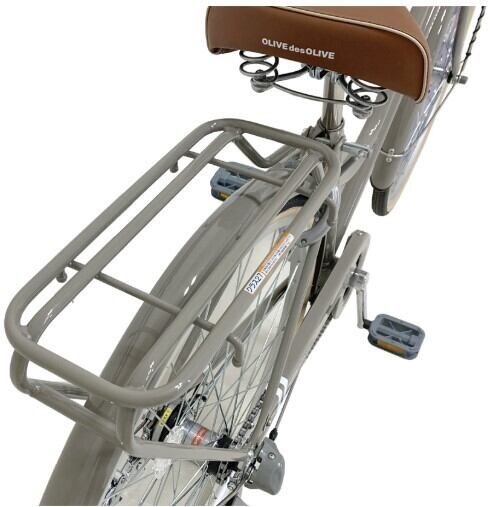 E361　　★限定特価★ 中古自転車 【　27インチ　オリーブデオリーブ　白　3段　LEDオートライト 】 DAINICHI】OLIVE des OLIVE school オリーブデオリーブ27インチ 内装3