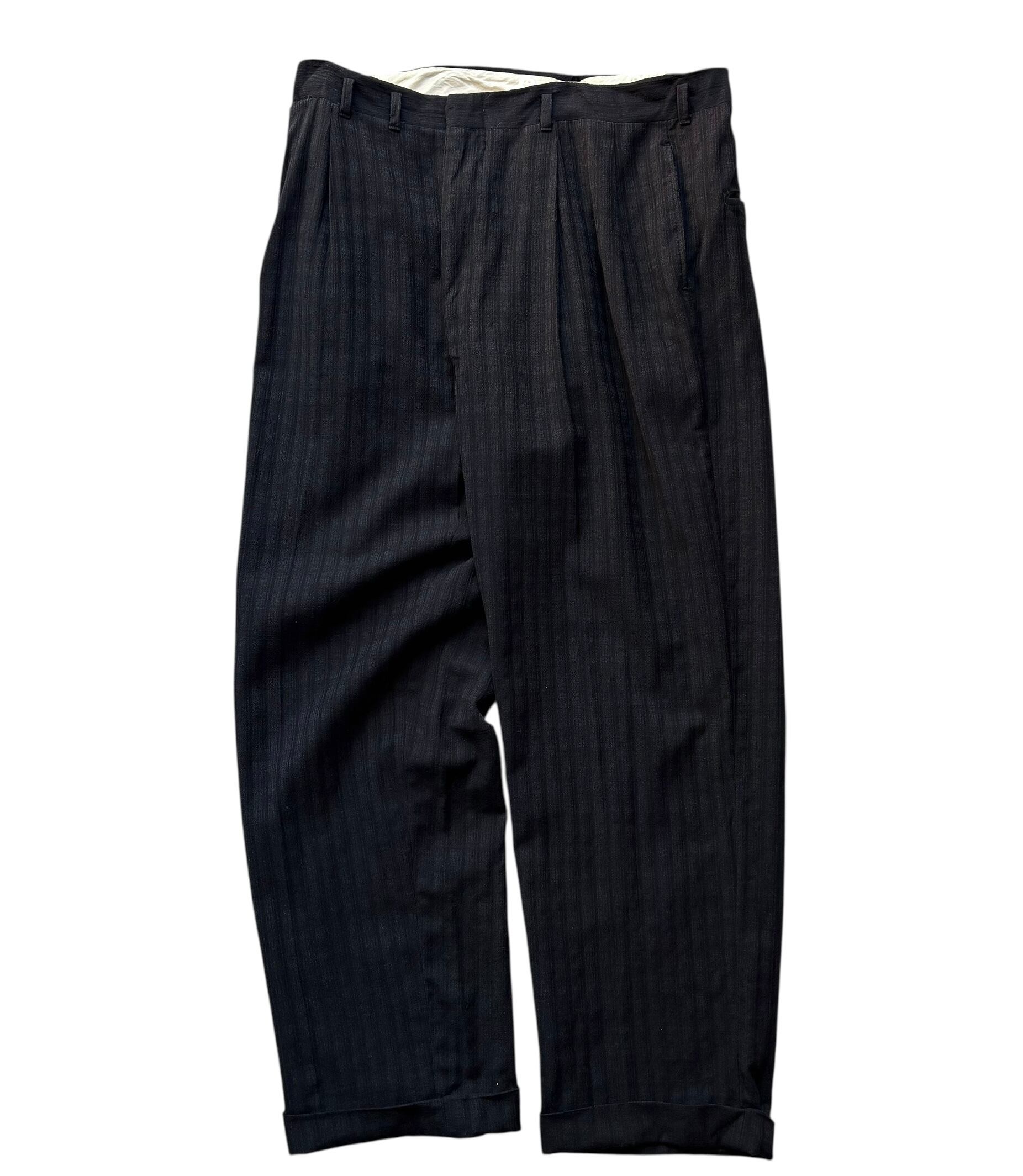 50-60's Vintage 2tuck Wide Slacks | FRISKY 古着屋 中目黒