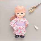 【夏限定】浴衣セット(桜水色帯紫)メルちゃんソランちゃん