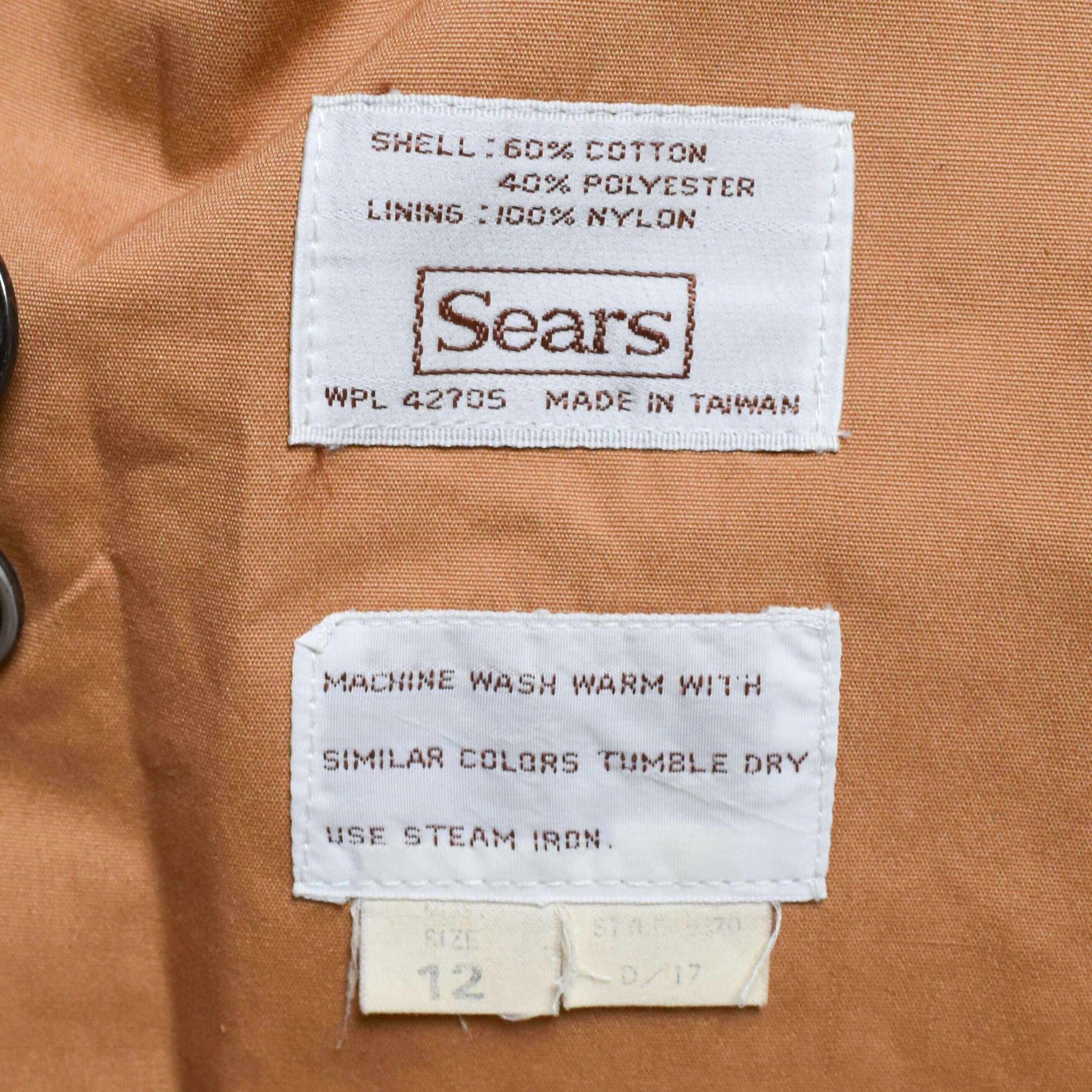[VINTAGE] sears / 80s belt trench coat