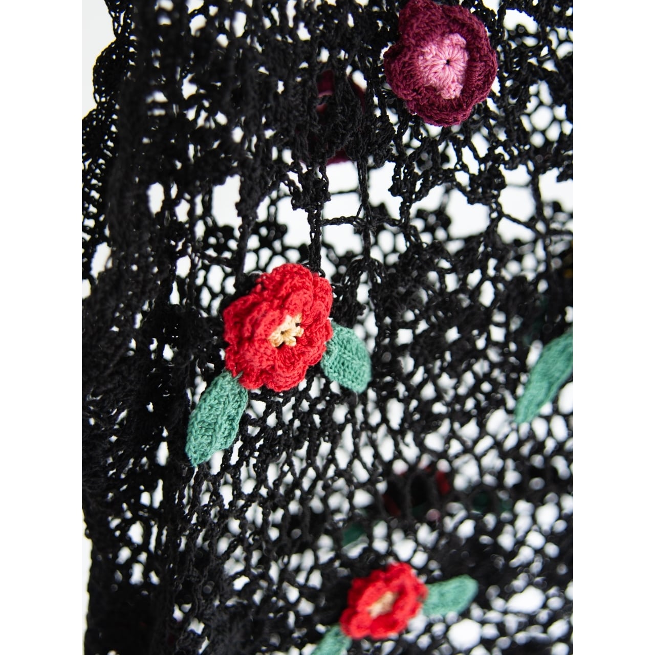 【D&G】Made in Italy Crochet Sleeveless Top Knit Vest（D&G イタリア製 ノースリーブクロシェットトップス ニットベスト）