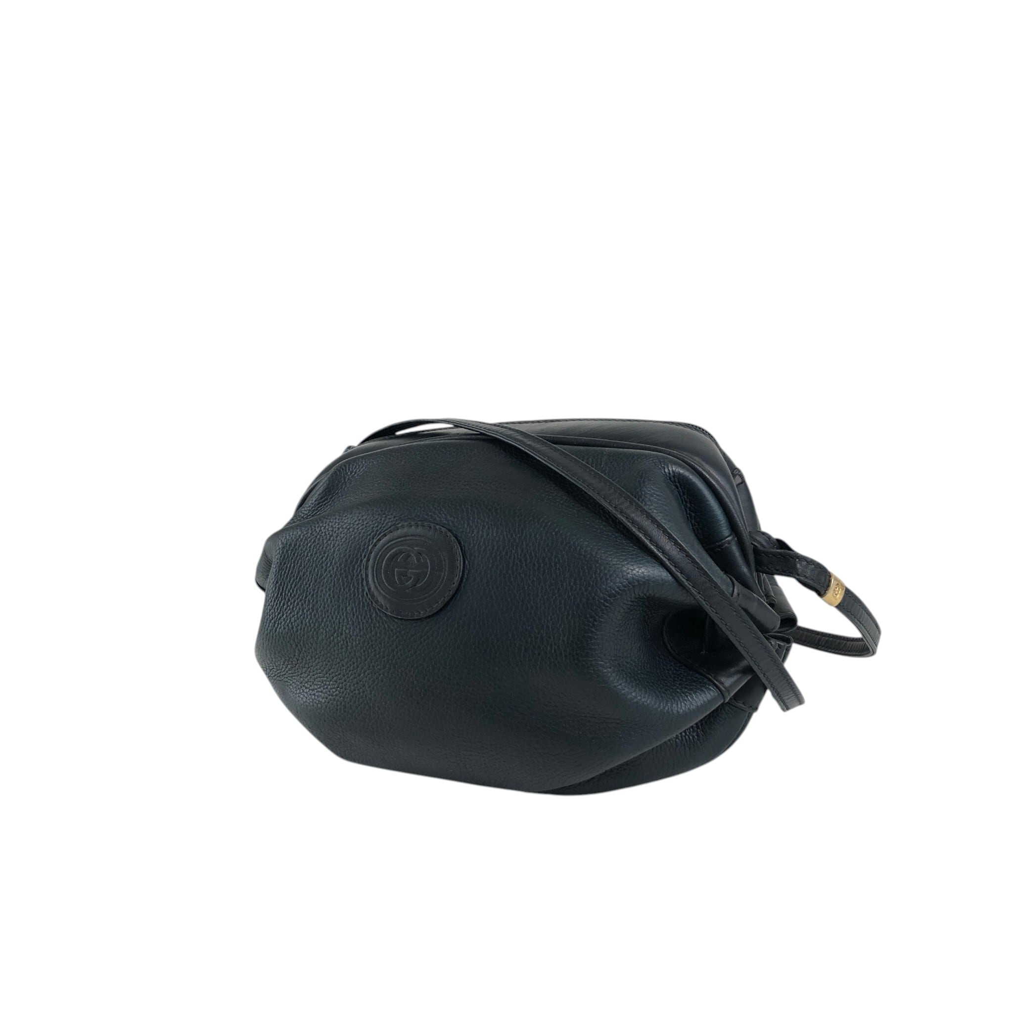 GUCCI グッチ ショルダーバッグ ネイビー vintage ヴィンテージ