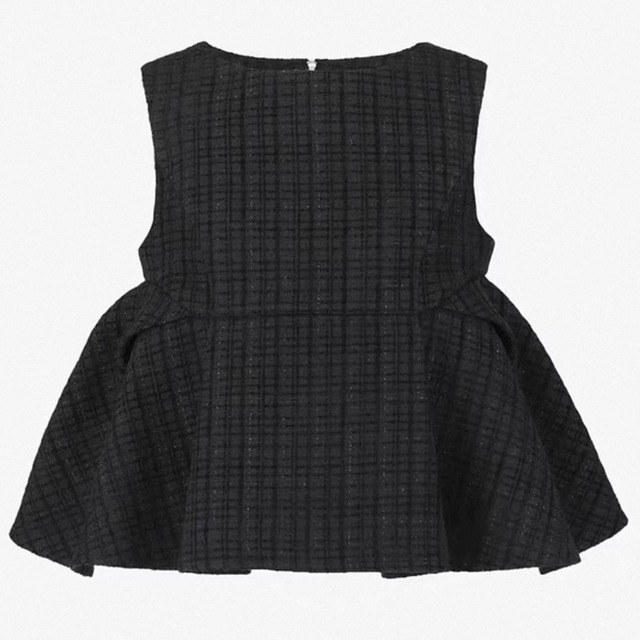tweed pepulam tops［3color］