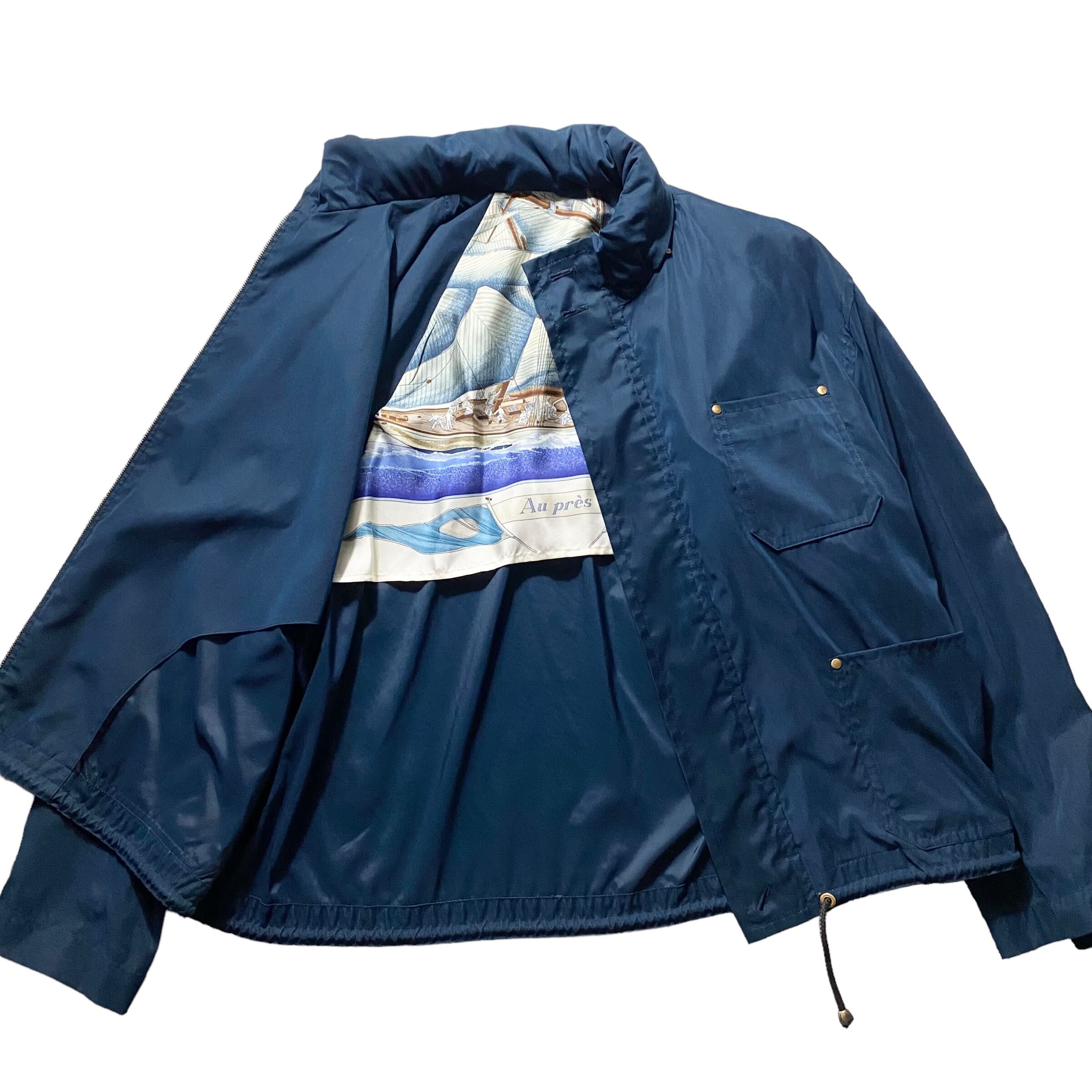 【オシャレに決まるアイテム】HERMES Odyssee Eau ジャケット vintage HERMES peach-skin yacht jacket | NOIR ONLINE