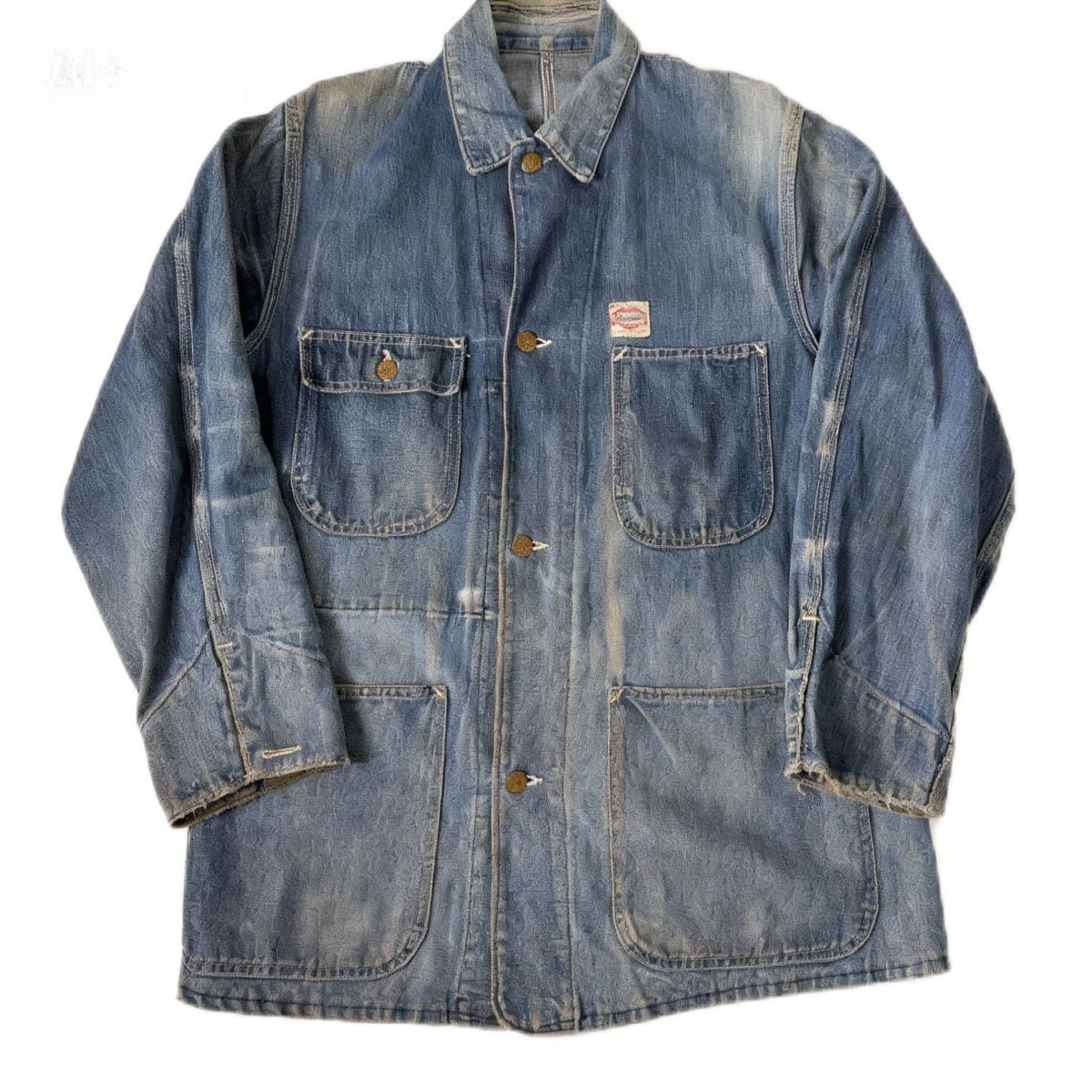 USA製 80年代 ビッグベン デニムカバーオール メンズXL相当 古着 BIG