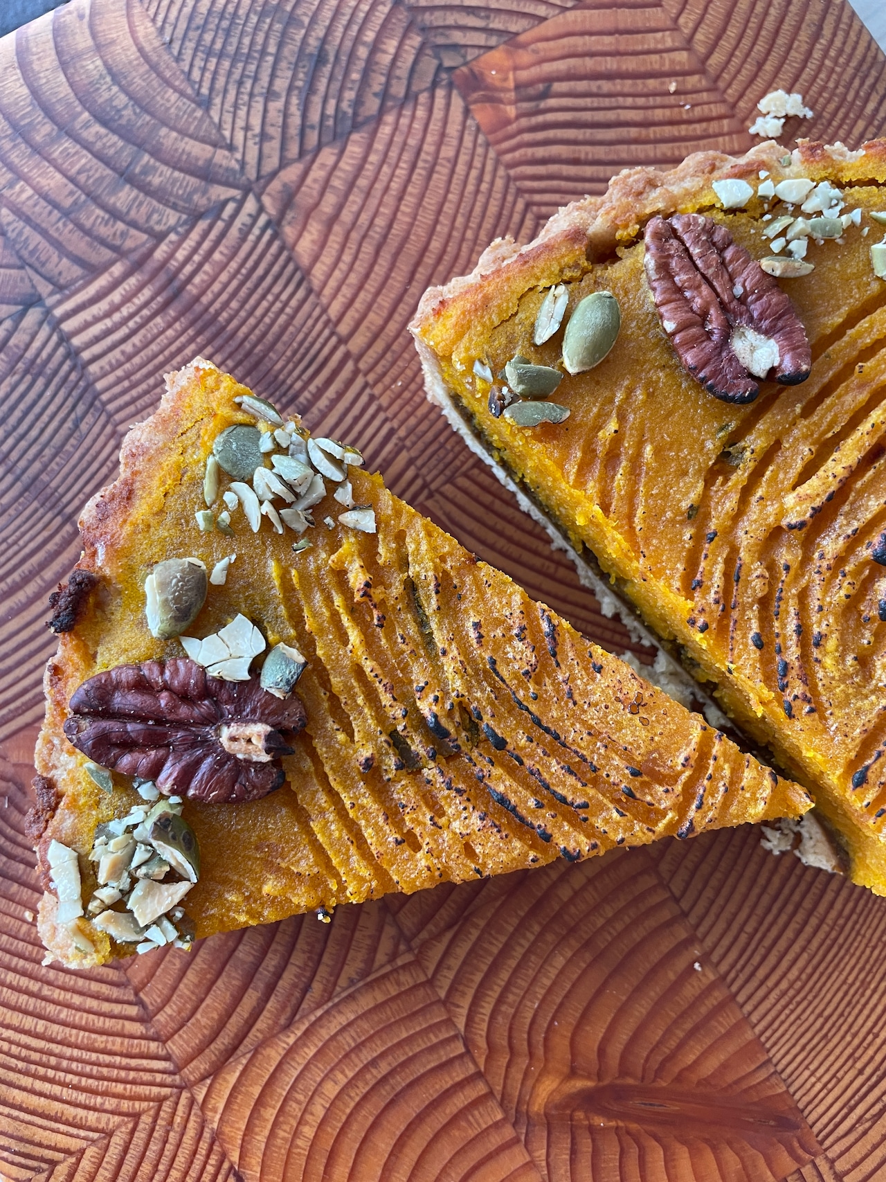 カボチャのタルト