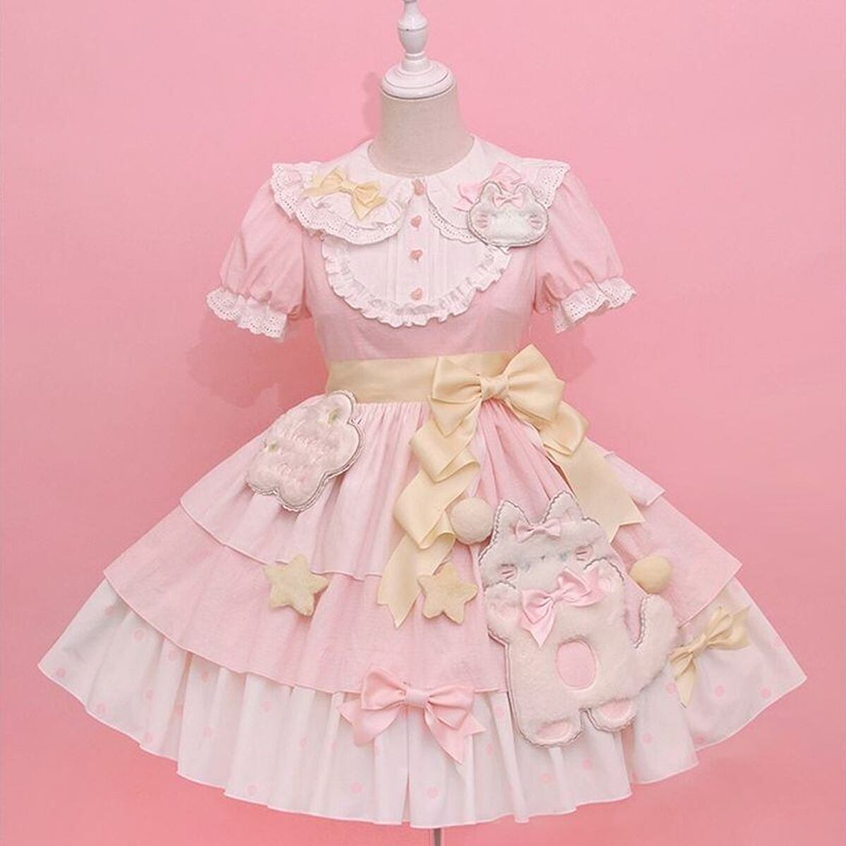 甘ロリキャンディキャットリボンドレス | Maiden 