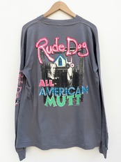 80〜90s Sun Sportswear "Rude Dog" L/S Tee Size L