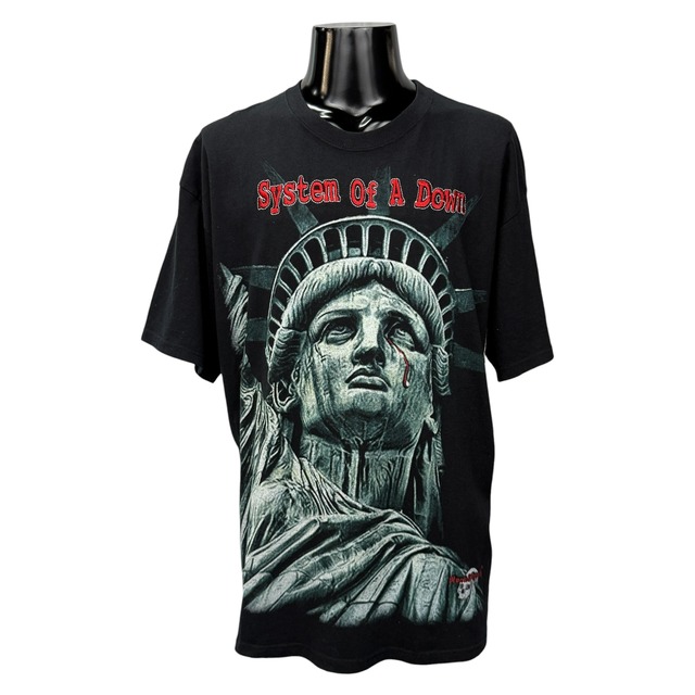 【SYSTEM OF A DOWN】システム・オブ・ア・ダウン "STATUE OF LIBERTY" 00'sメキシカン Vintage Tシャツ
