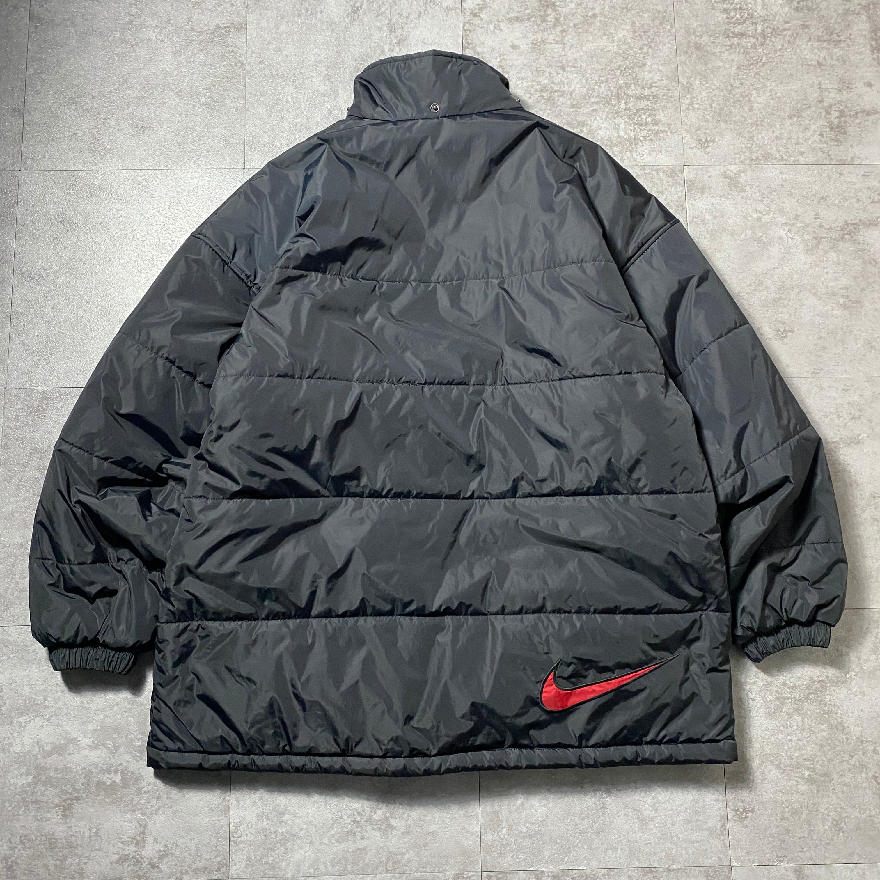 Size.XL】90's NIKE ナイキ スウォッシュ 刺繍ワンポイント バックロゴ