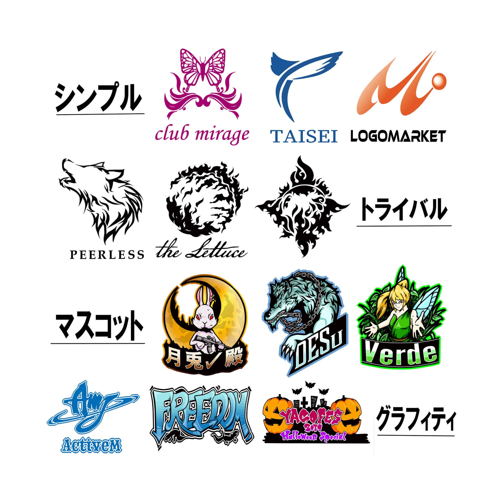 オーダーメイド】オリジナルで様々なロゴを作成いたします | カッコ