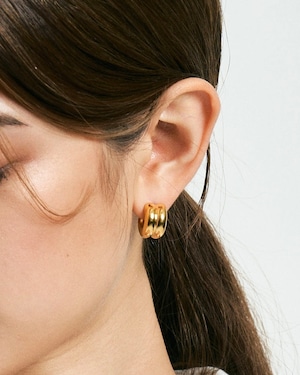 316L double hoop pierce【GOLD】#p36