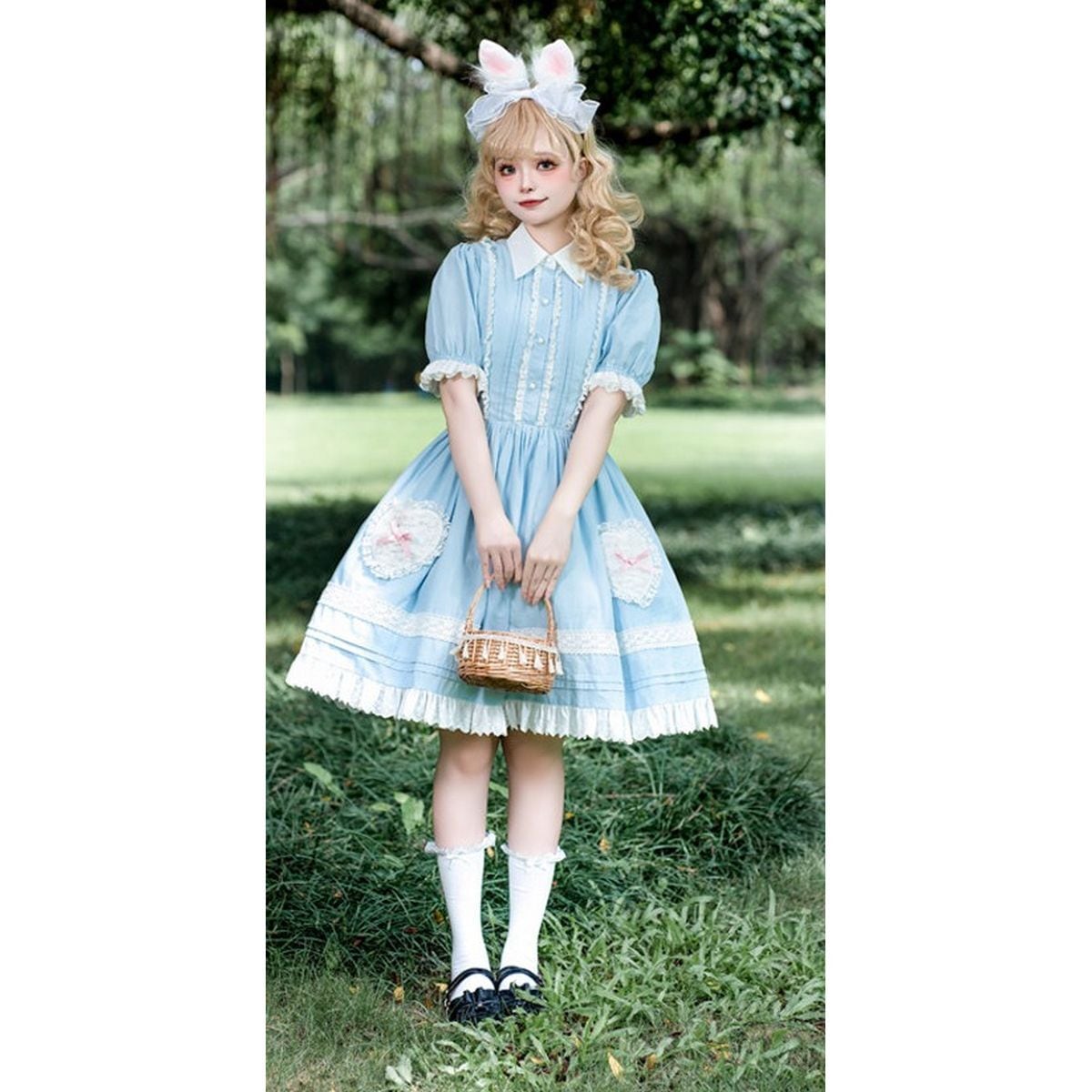 アリスのティータイム・うさぎエプロンメイド服セット | Maiden's Rêve