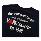 希少 レア VAN JAC ヴァンヂャケット 60周年限定 ワッペン 刺繍 スウェット トレーナー サイズ M /ネイビー/メンズ