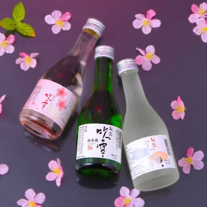 【春限定】越路吹雪 春ボトル入 日本酒 飲み比べセット 300ml×3本 新潟 高野酒造