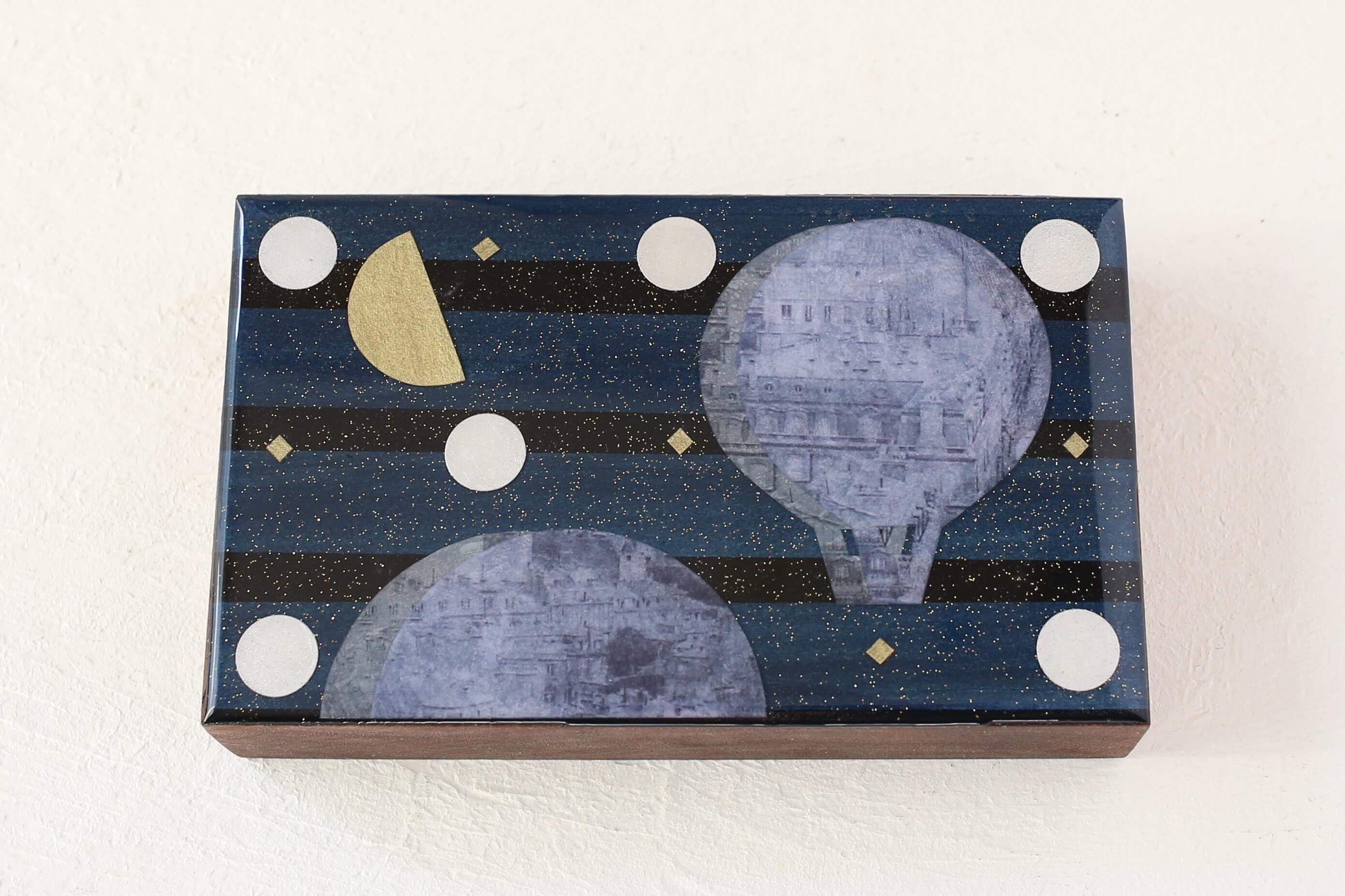 「街とききゅう」③ レジン コラージュ M-036