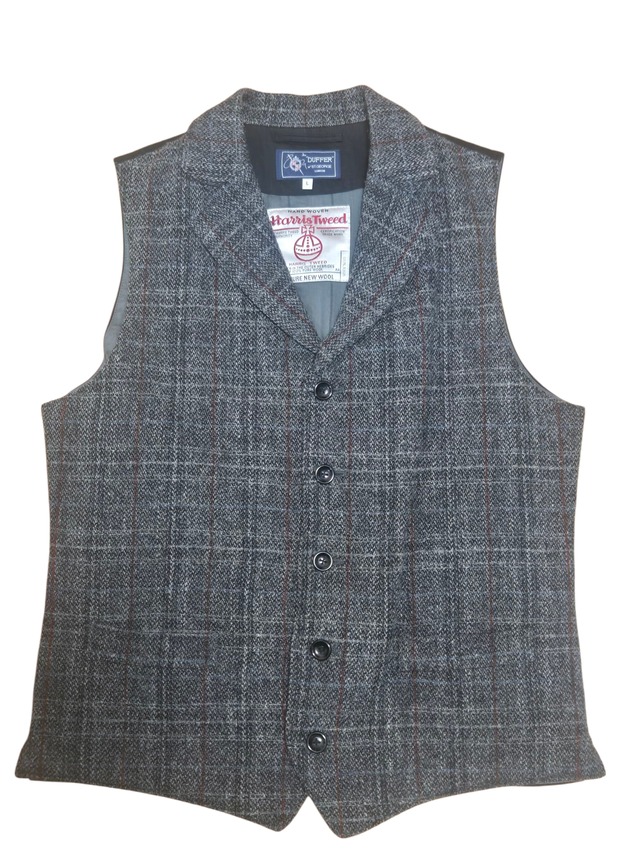 Duffer of St. George Harris Tweed Vest