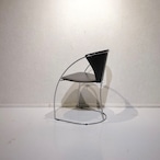 arrben アルベン LINDA リンダ ダイニングチェア ミーティングチェア 椅子 本革 レザー ブラック イタリア モダン ミニマル ホテルライク