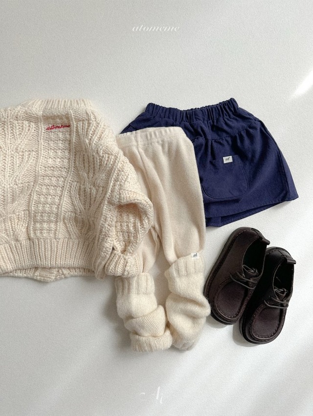 atomeme25wn_Pompom Cardigan