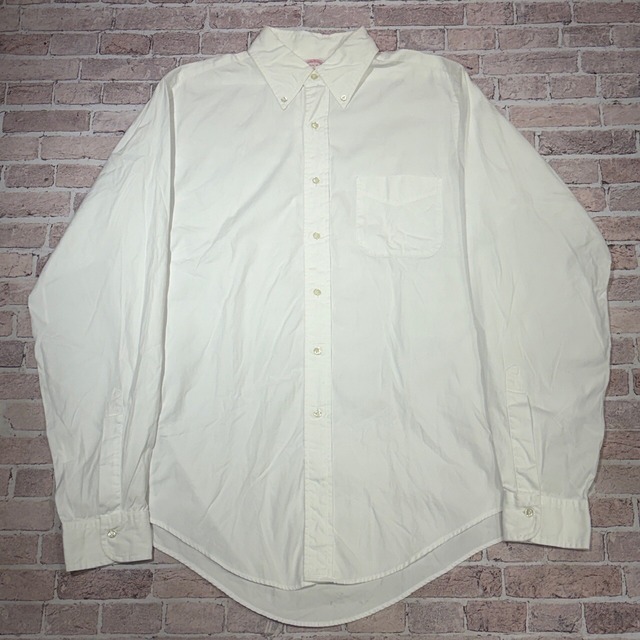 BROOKS BROTHERS B.D. SHIRT WHITE USA
