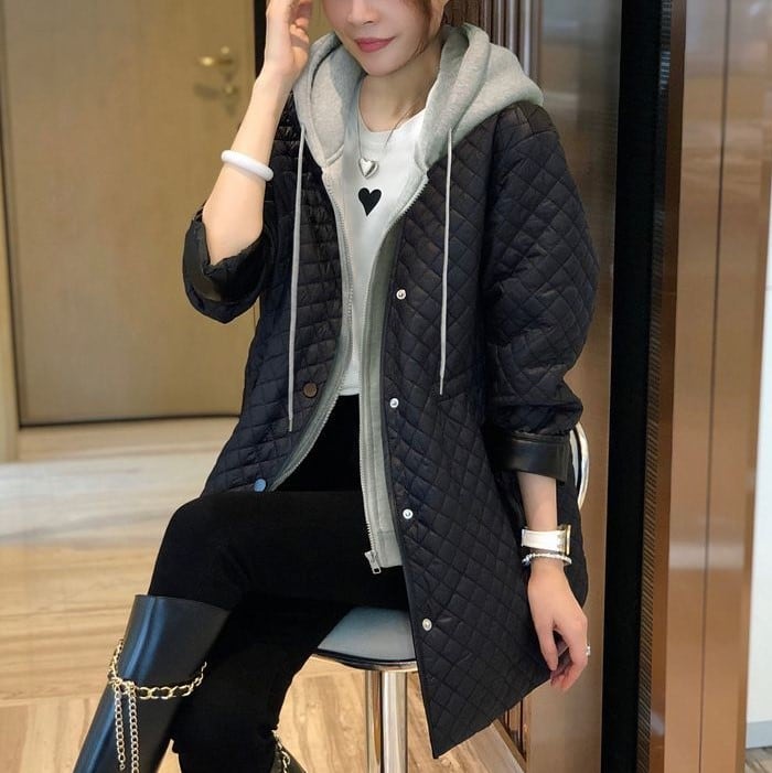 フードパーカー付キルティングジャケット 1909 | LURILA フードパーカー付キルティングジャケット 1909 | LURILA