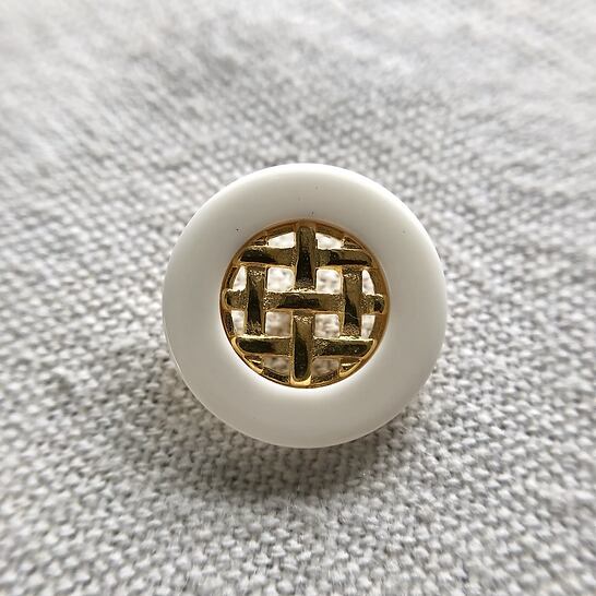 ホワイトフレーム×メッシュゴールド 18㎜