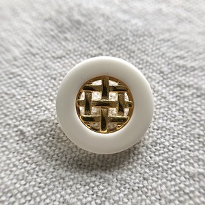 ホワイトフレーム×メッシュゴールド 18㎜