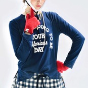 【3color】今日はきっと最高なロンT 《i0723》