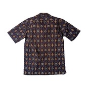 VAN JAC ヴァンヂャケット 総柄 オープンカラー 半袖シャツ M/マルチカラー/ネイティブ/ビンテージ 当時物