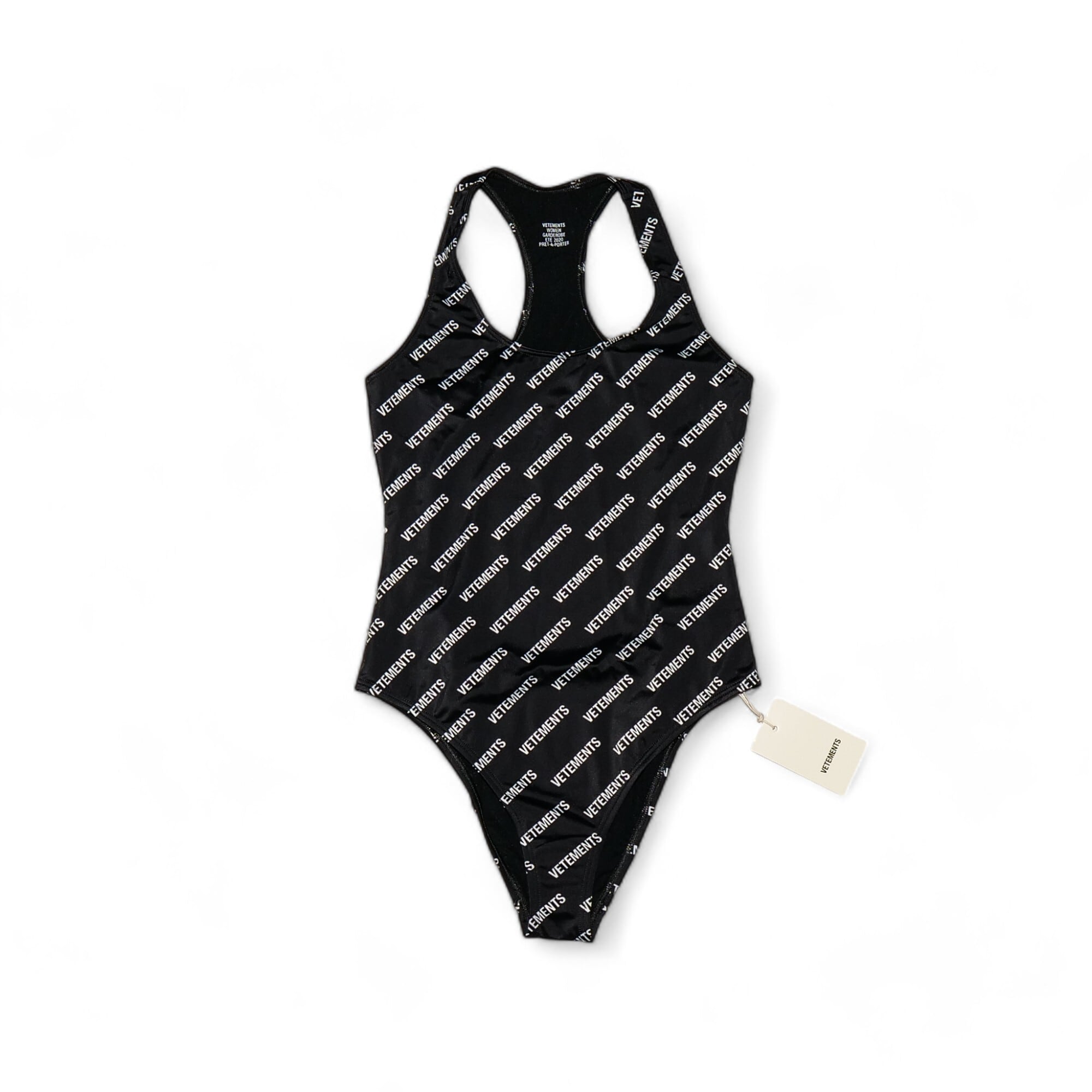 VETEMENTS ヴェトモン swim wear 水着 ボディスーツ ロゴ レディース  
