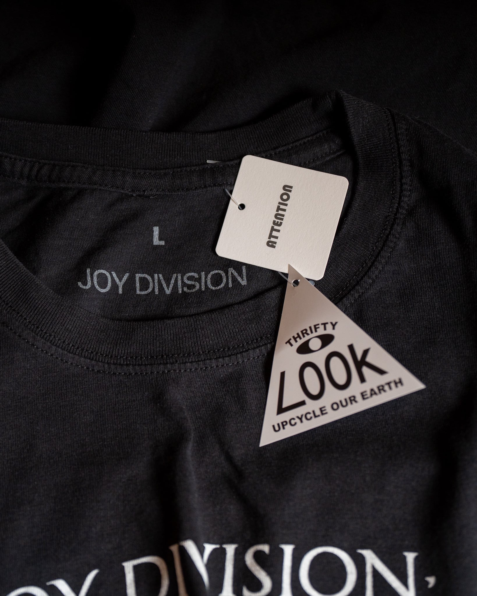 THRIFTY LOOK】JOY DIVISION CLOSER TEE 新品 ユーズド加工 L ジョイ
