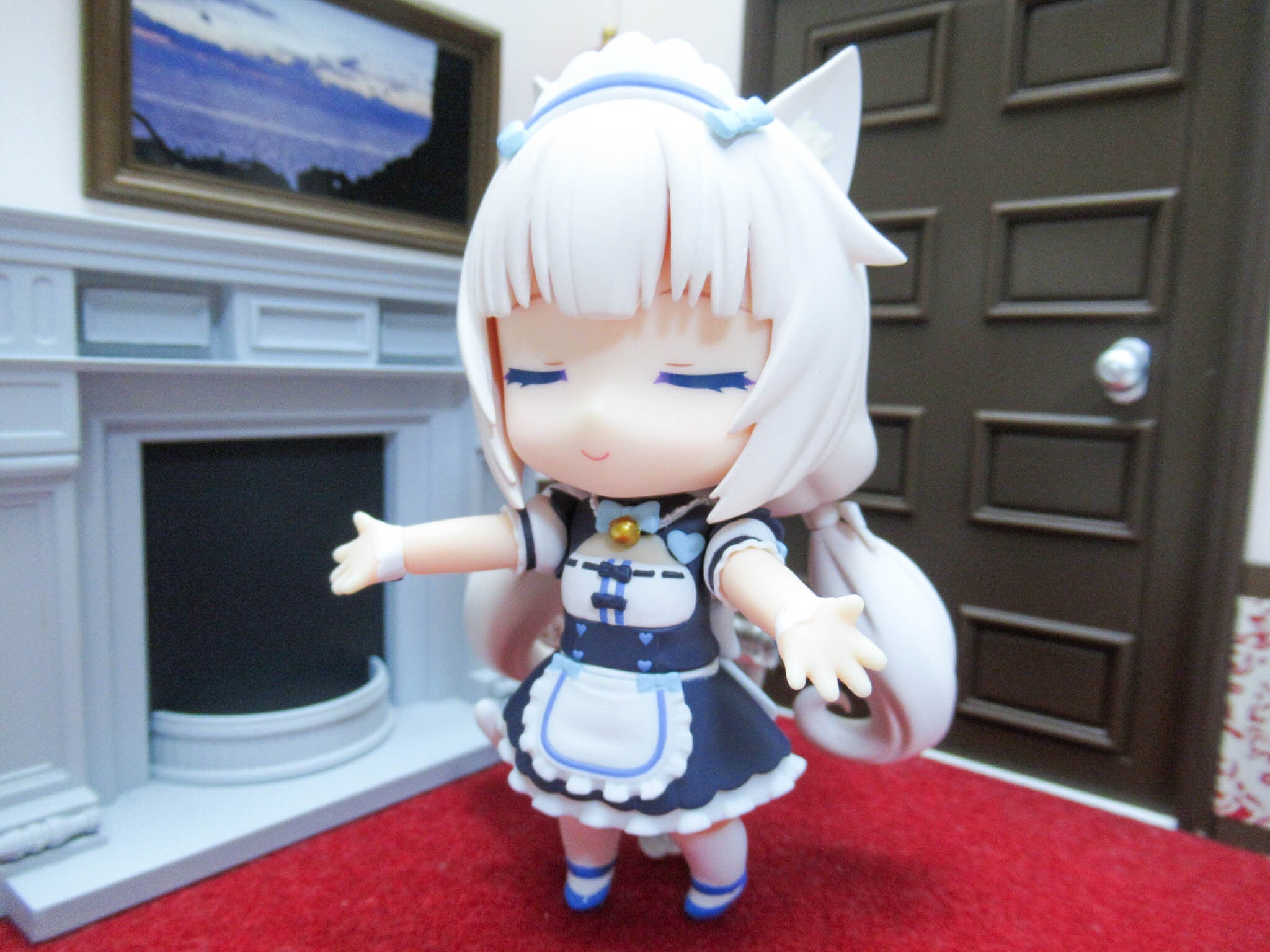 再入荷（Bランク）【1248】 バニラ 髪パーツ 猫耳おさげ ねんどろいど