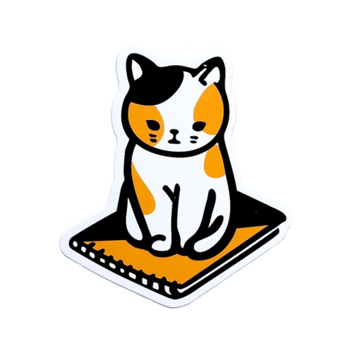 台湾ポストカード 猫型 「スケッチブック」