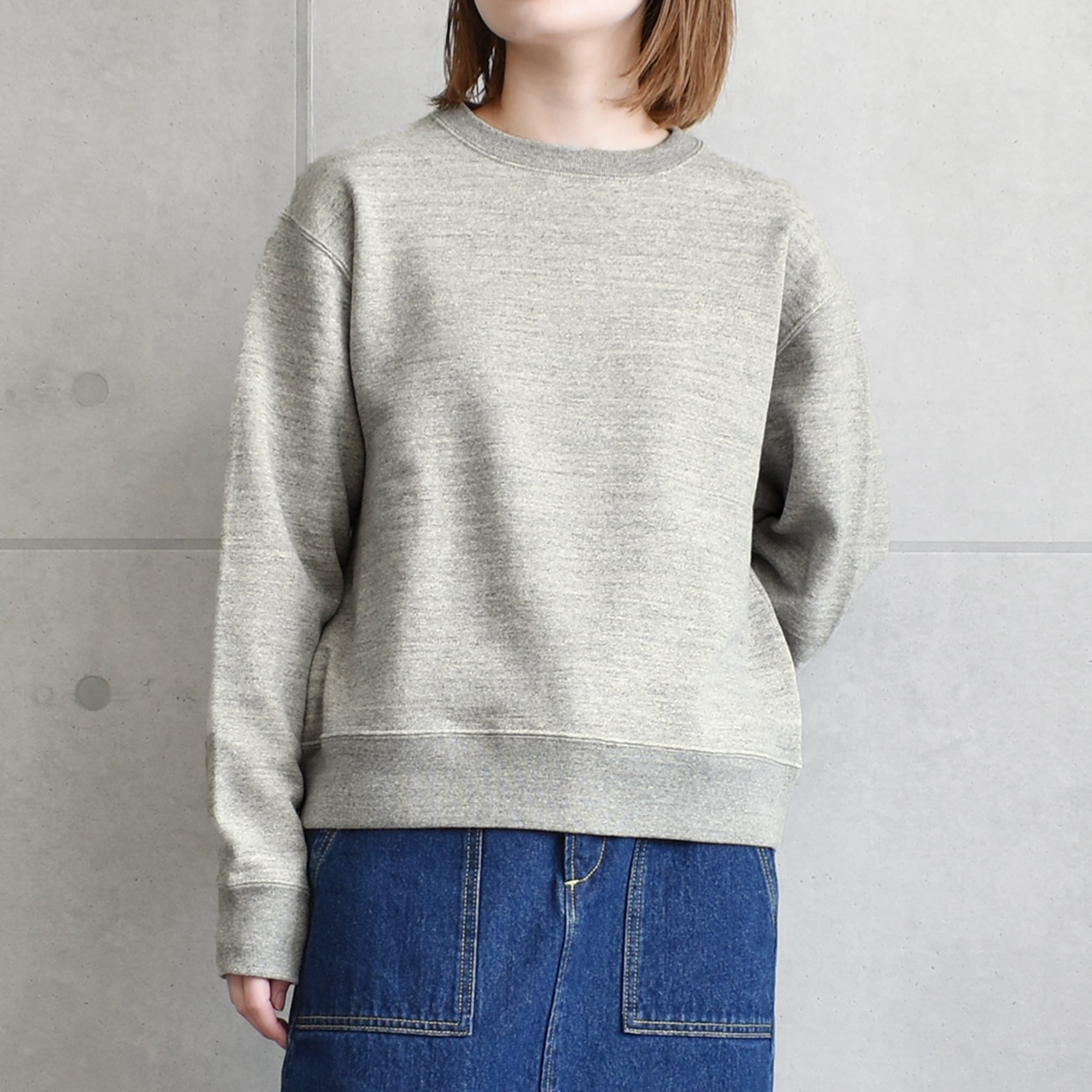 【予約商品】A.U.G relaxing ヴィンテージ裏毛 シンプルスウェット