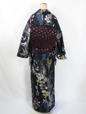 【受注商品】Rumi Rockきもの「パフュームの森」　[A778]