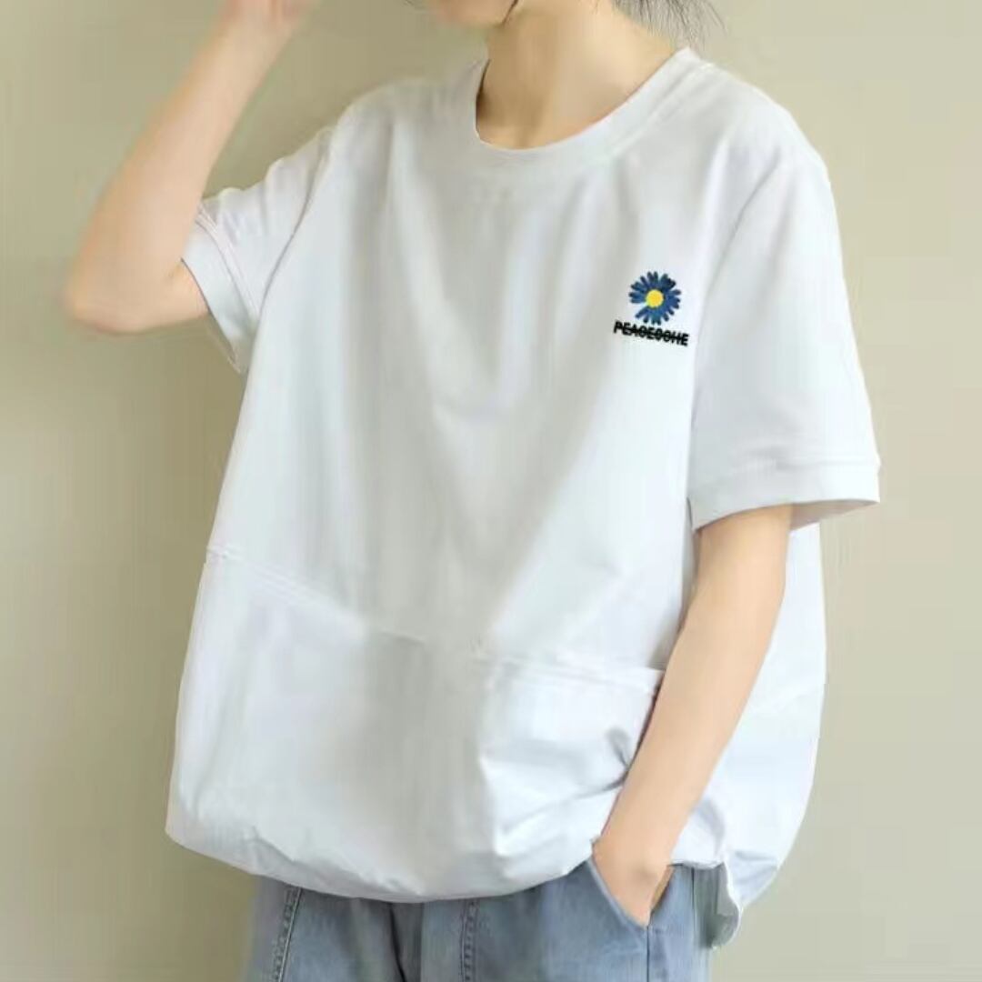 大人カジュアルデザインTシャツ K77036