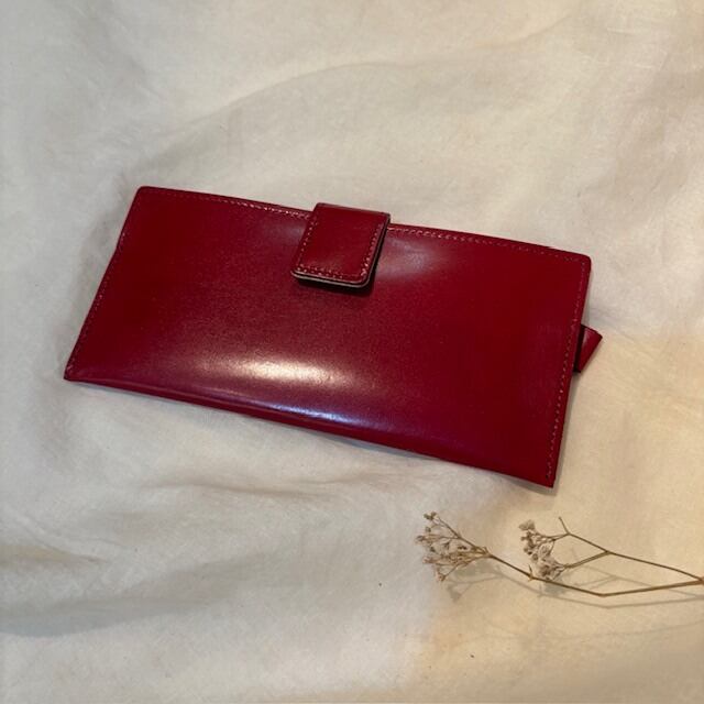 B.stuff　薄手のお財布(ディープレッド)