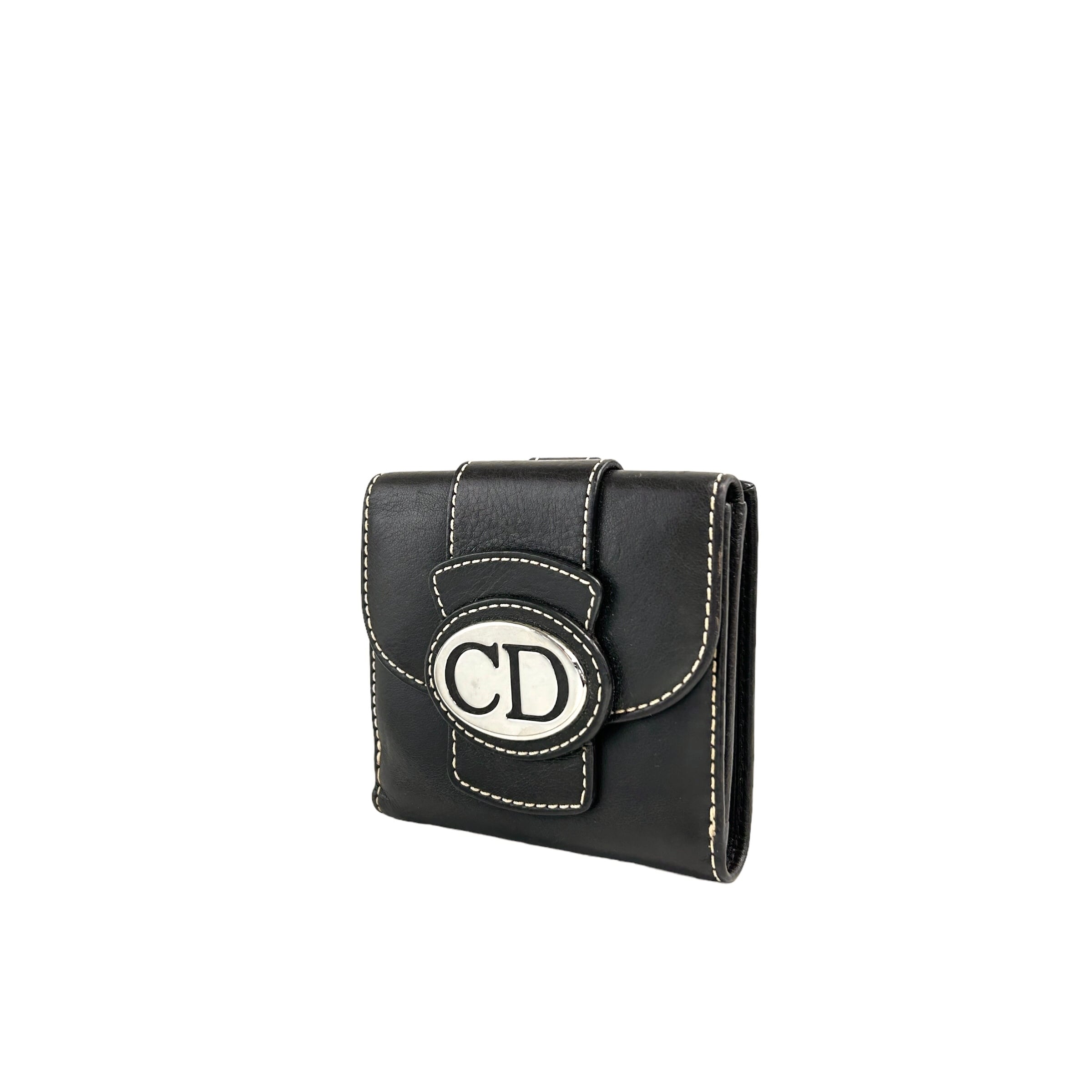 Christian Dior クリスチャン ディオール CDロゴ レザー 二 Christian Dior クリスチャン ディオール CDロゴ レザー 二
