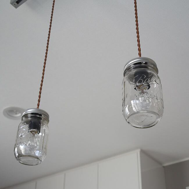 ペンダントライト ランプ 照明 Maison Lamp（サイズS） メイソンジャー