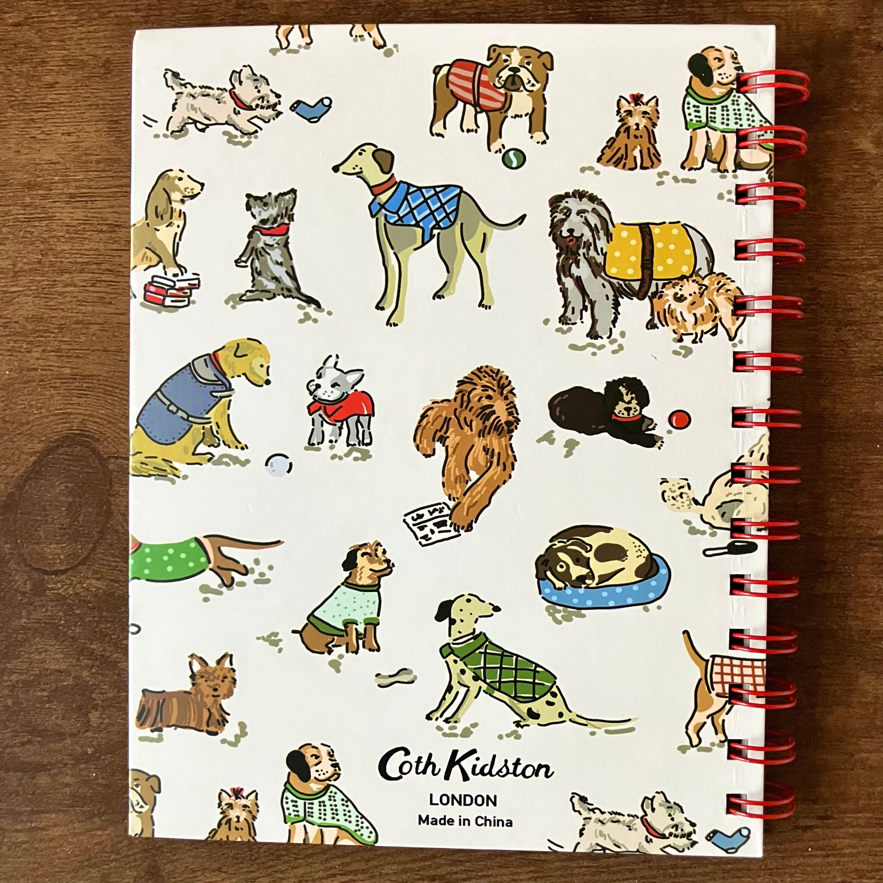 犬柄リングノート　輸入品