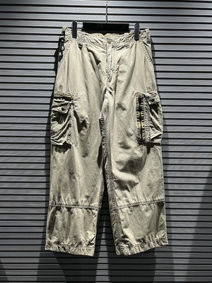 【X VINTAGE】Zip Gimmick Vintage Cargo Trousers
