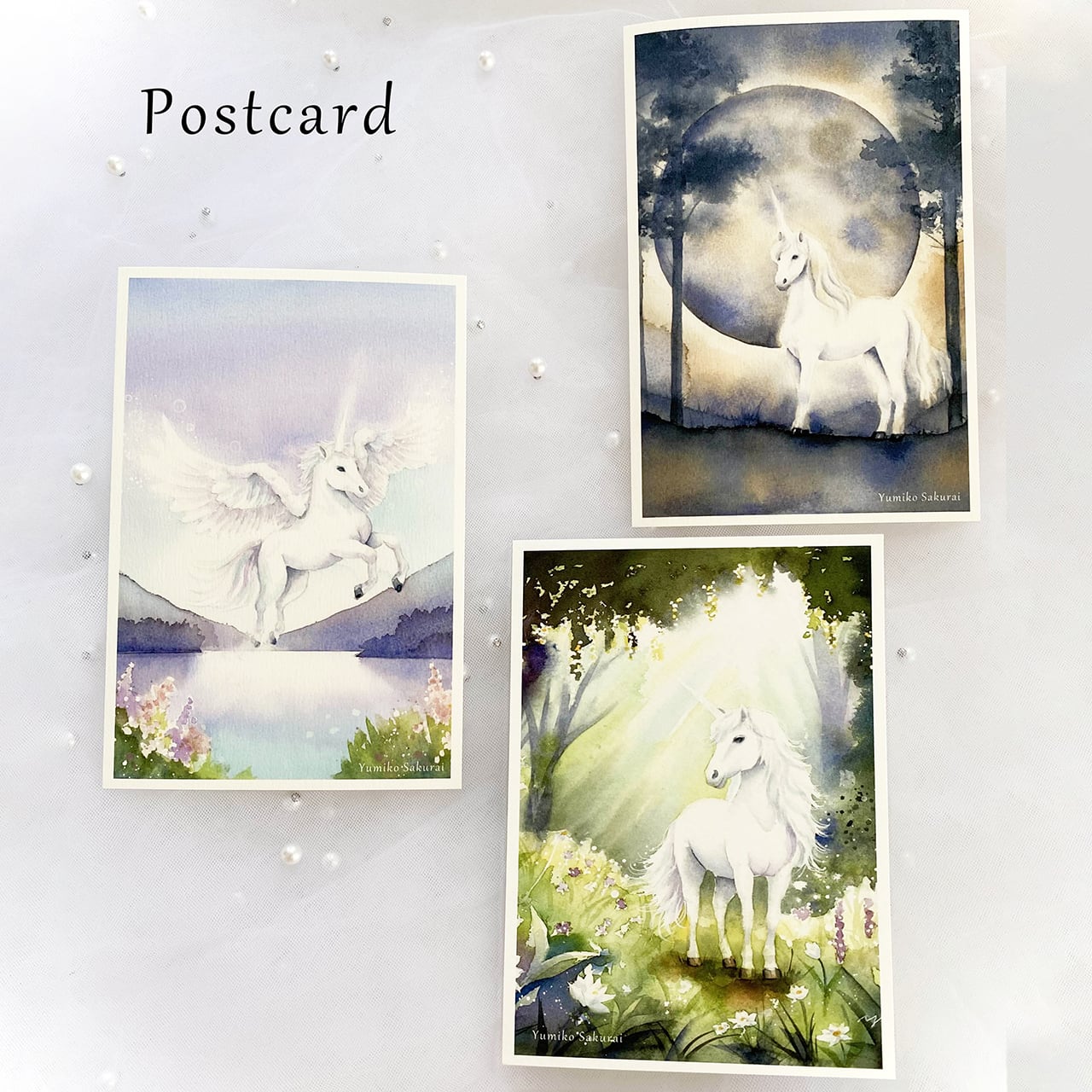 幸せの水彩画 ヒーリングアート