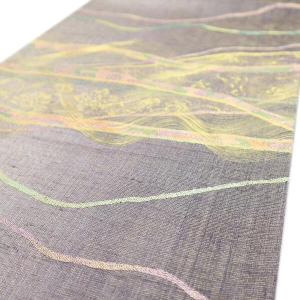 西陣の名門【しょうざん】 名品【絹漉貴】 極上のお締め心地 単衣にも