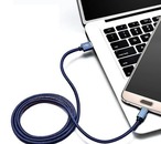 予約 デニム風充電ケーブル 1ｍ 2本セット android micro usb type-C ライトニングケーブル USB lightningケーブル 充電ケーブル ホワイト スマホ スマートフォン ゲーム 高速充電 高耐久 断線しにくい h1024