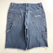 00s BOSS cut off baggy denim shorts 1027