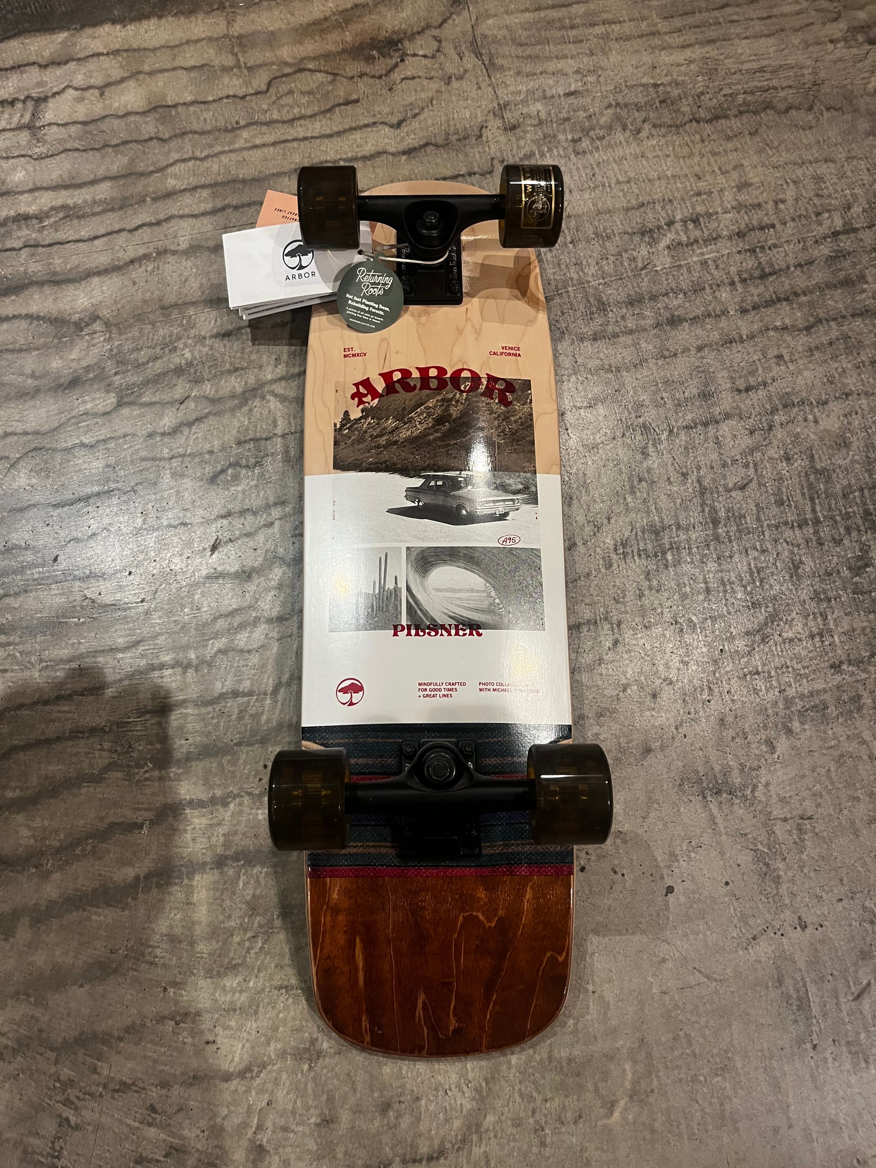 Arbor スケートボード コンプリート ARBORコンプリートINKED8.0 | HUBFUN